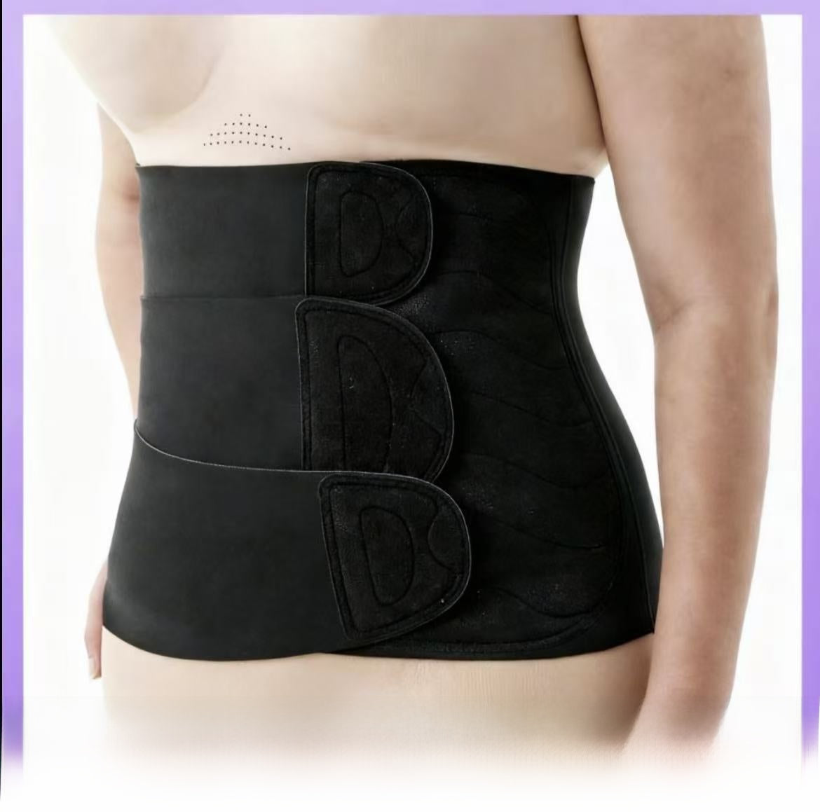 Postpartum Abdominal Support Belt with Adjustable Hook Design