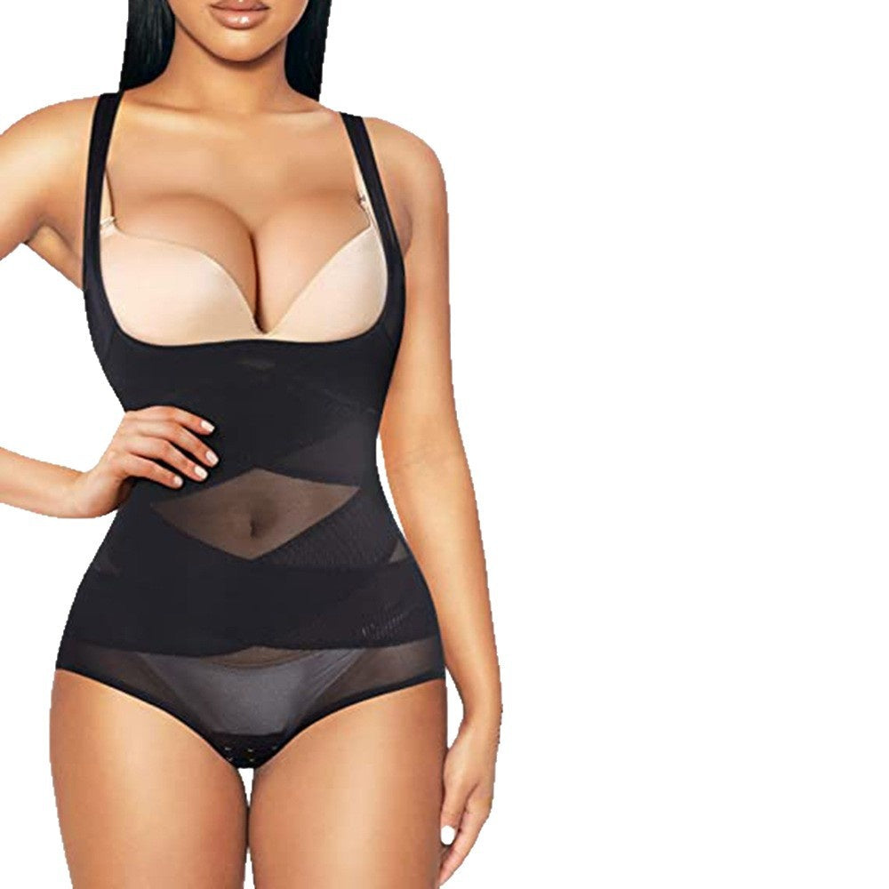 Postpartum Buttoned Shapewear Dress