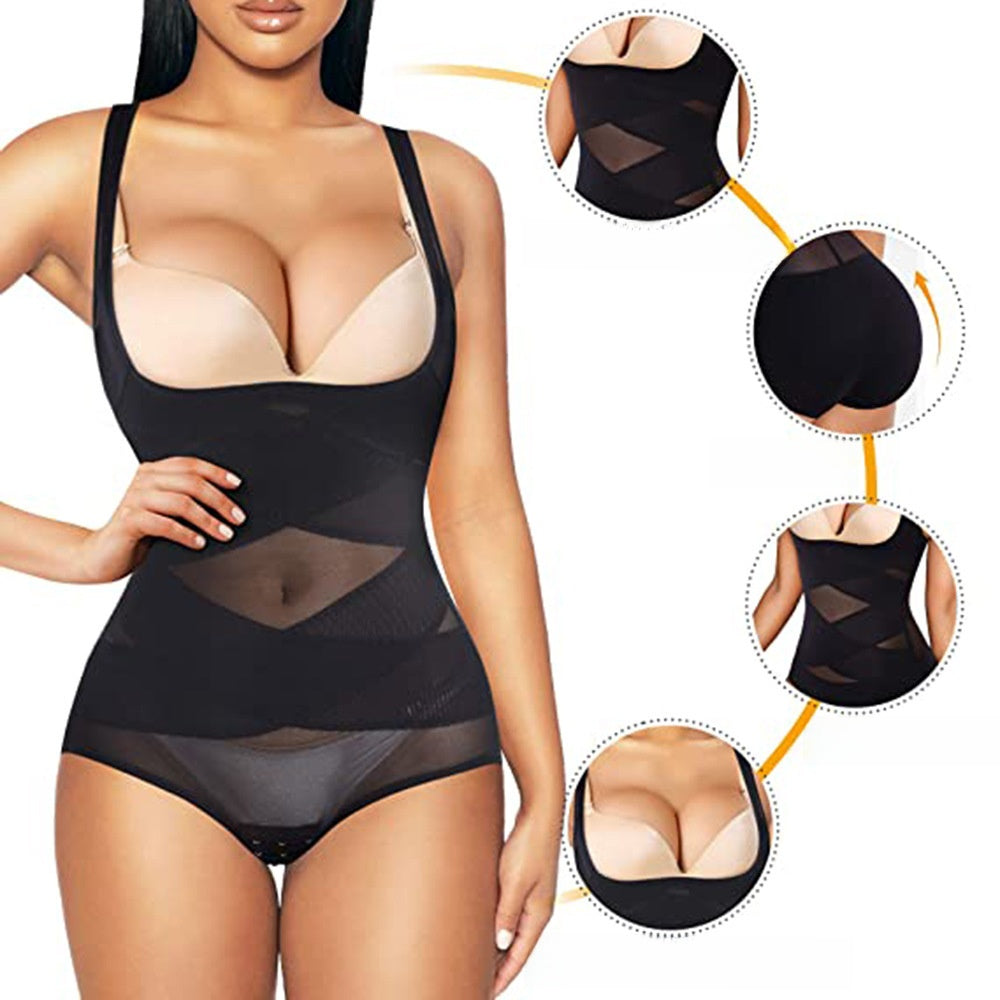 Postpartum Buttoned Shapewear Dress