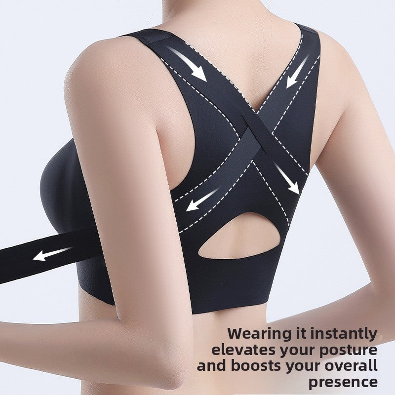 Posture Correction Front Buckle Sports Bra