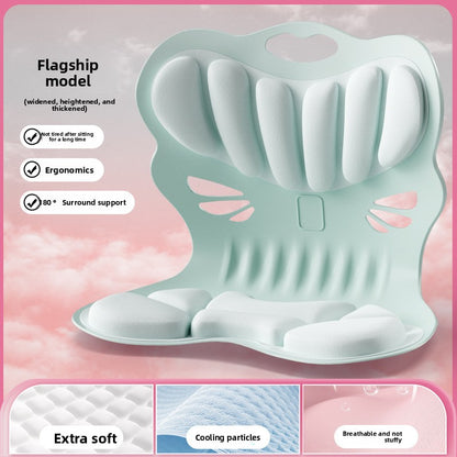Posture Correction Memory Foam Lumbar Support Cushion