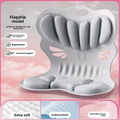 Posture Correction Memory Foam Lumbar Support Cushion