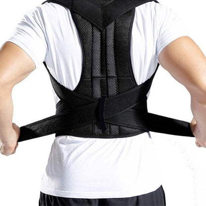 Posture Correction Support Belt with Steel Plate