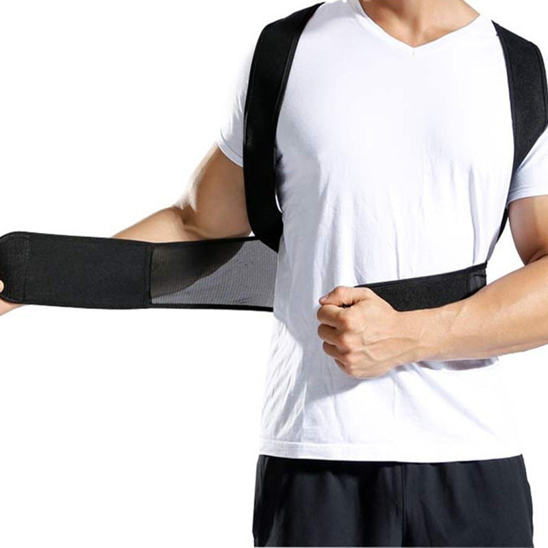 Posture Correction Support Belt with Steel Plate