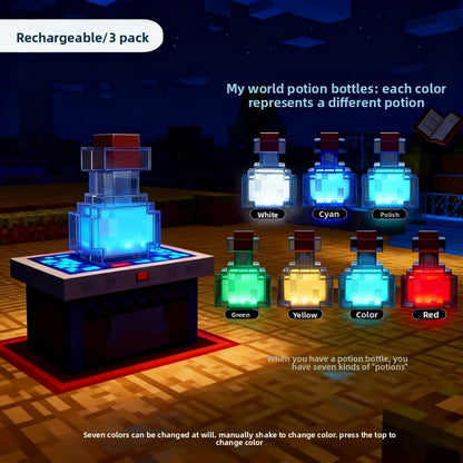 Potion bottle night light