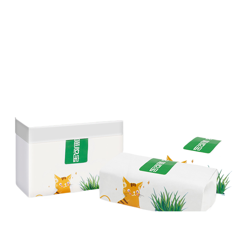 Potted hydroponic cat grass