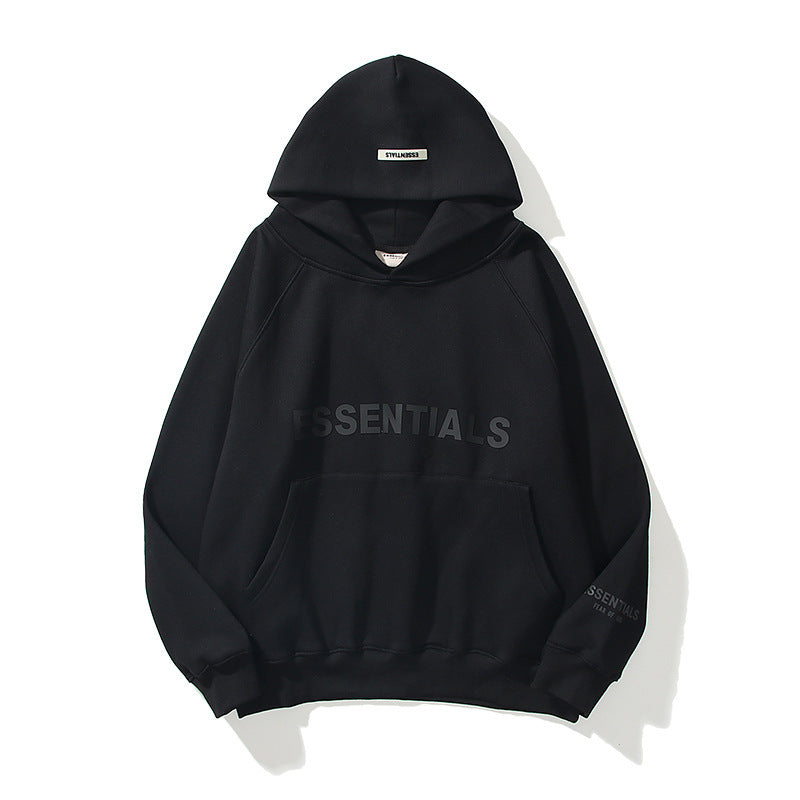 Pound silicone letter hoodie