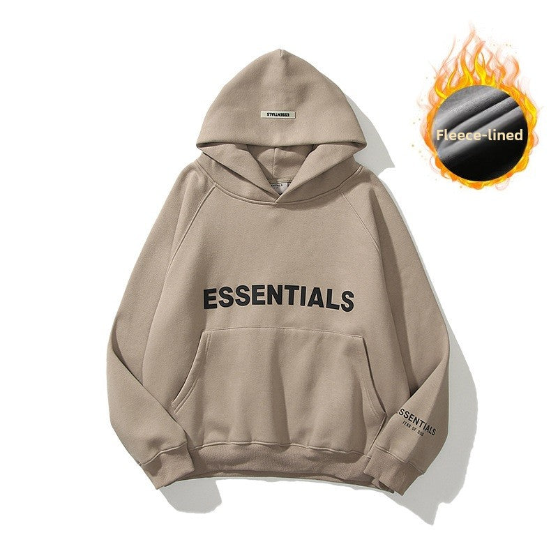 Pound silicone letter hoodie