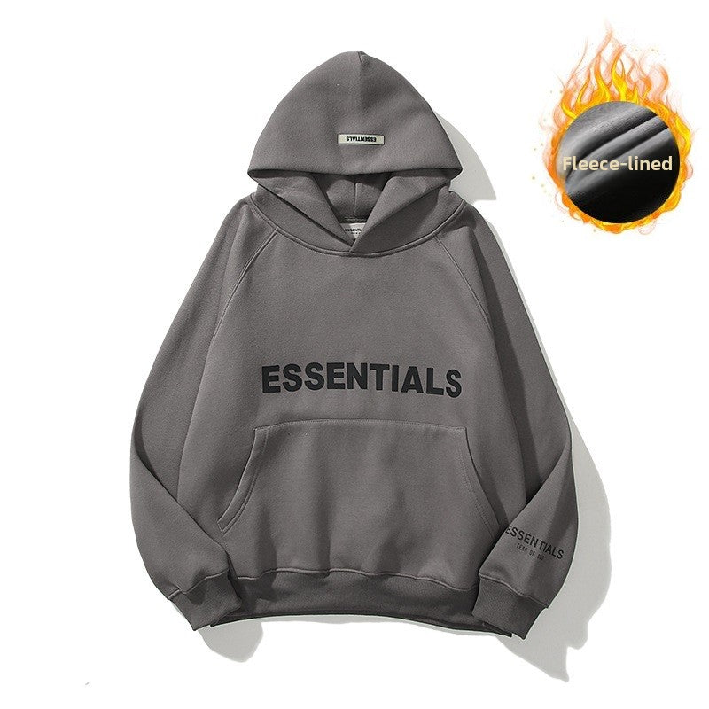 Pound silicone letter hoodie