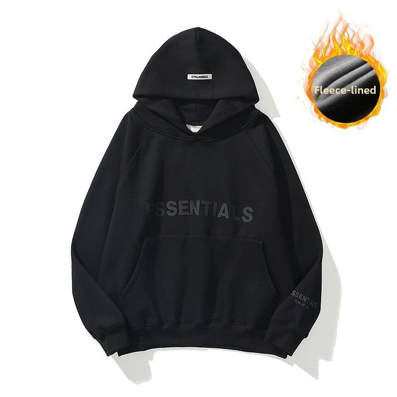 Pound silicone letter hoodie