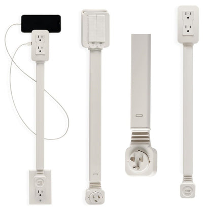 Power socket rotating extender
