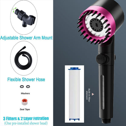Powerful booster shower head