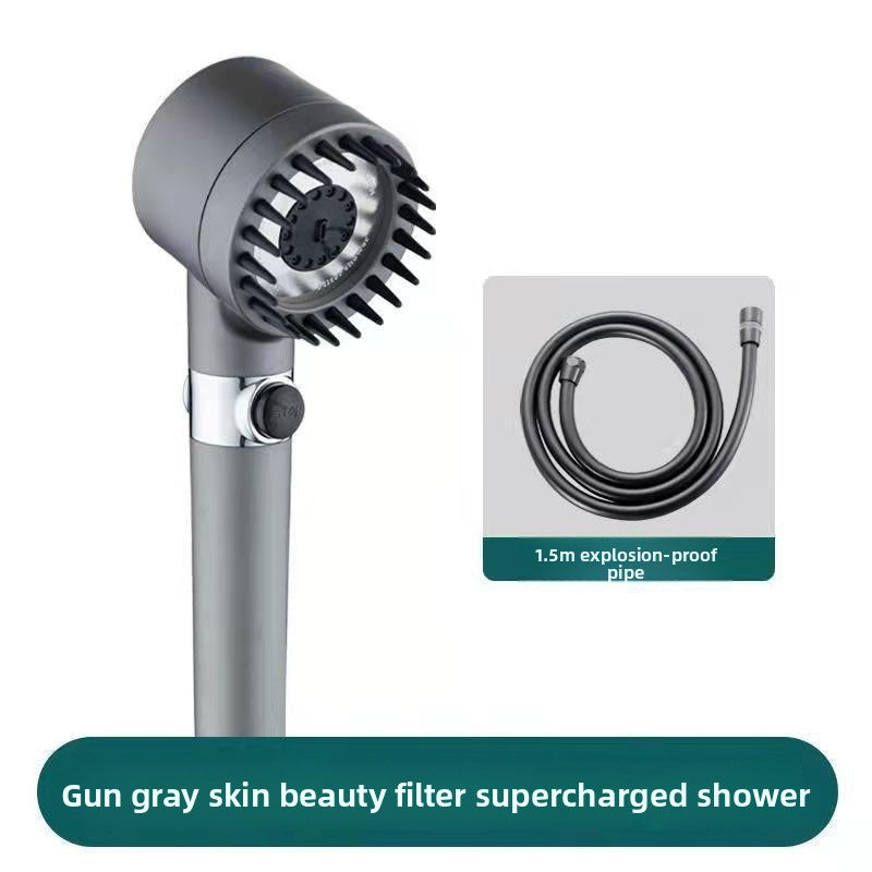 Powerful Supercharged Shower Head with Filter