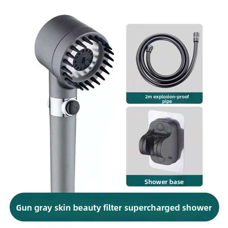 Powerful Supercharged Shower Head with Filter