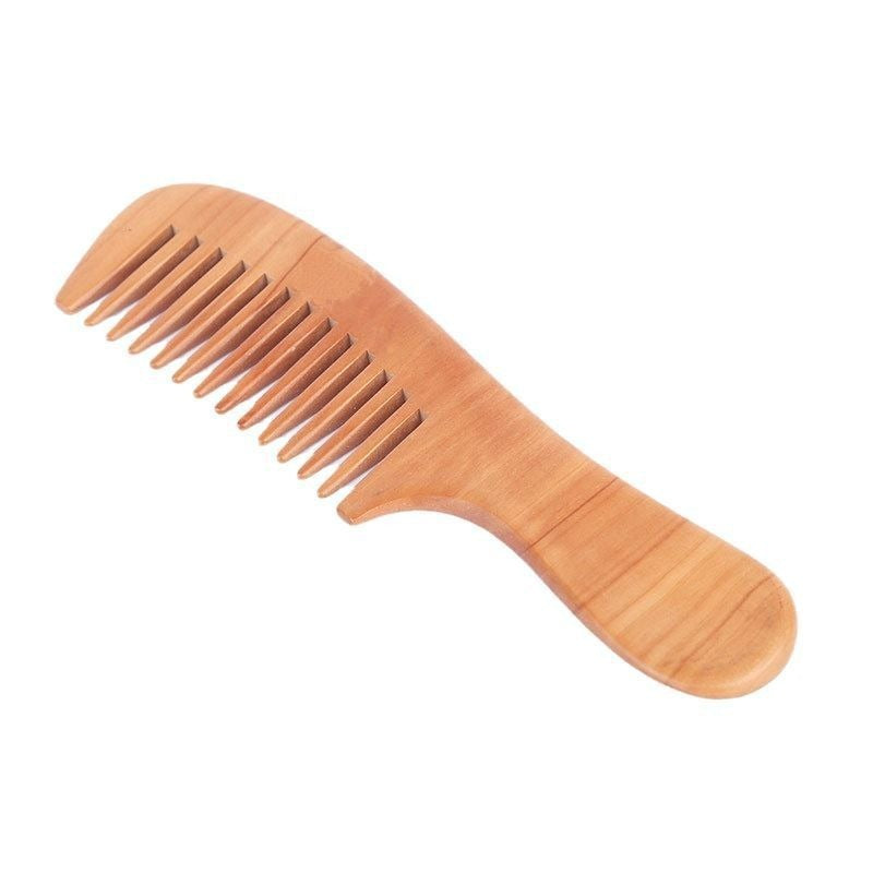 Practical Fish-shaped Pear Wood Comb