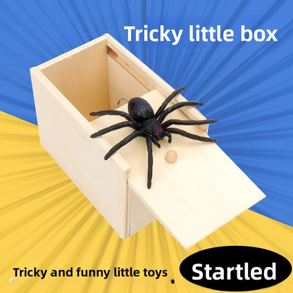 Prank Box with Jump-Scare Insects