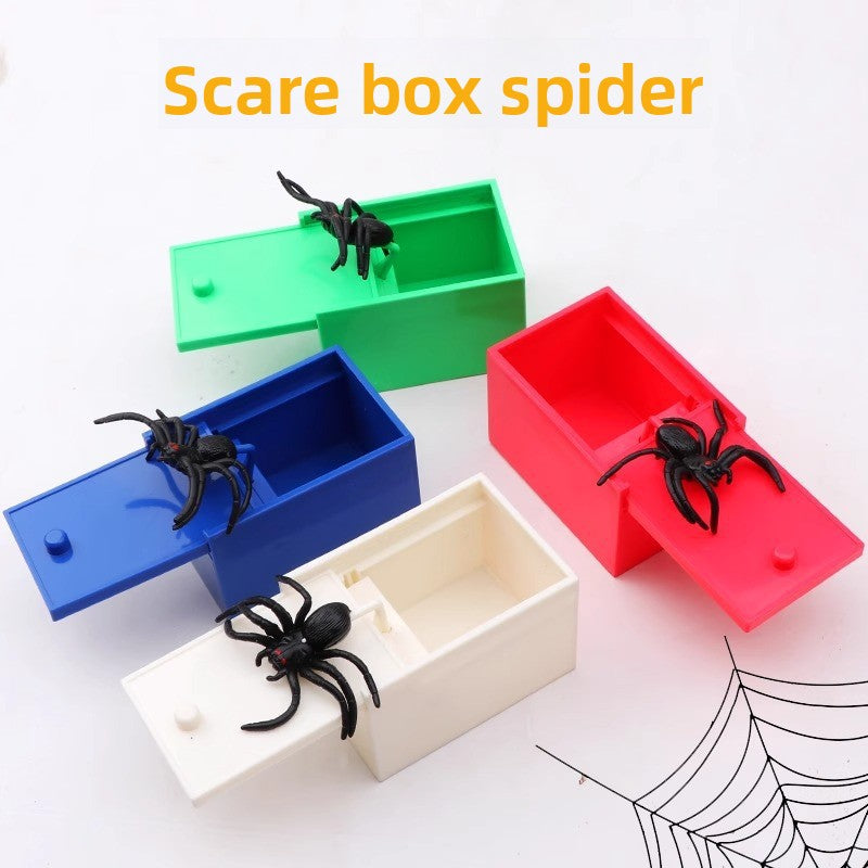 Prank Box with Jump-Scare Insects