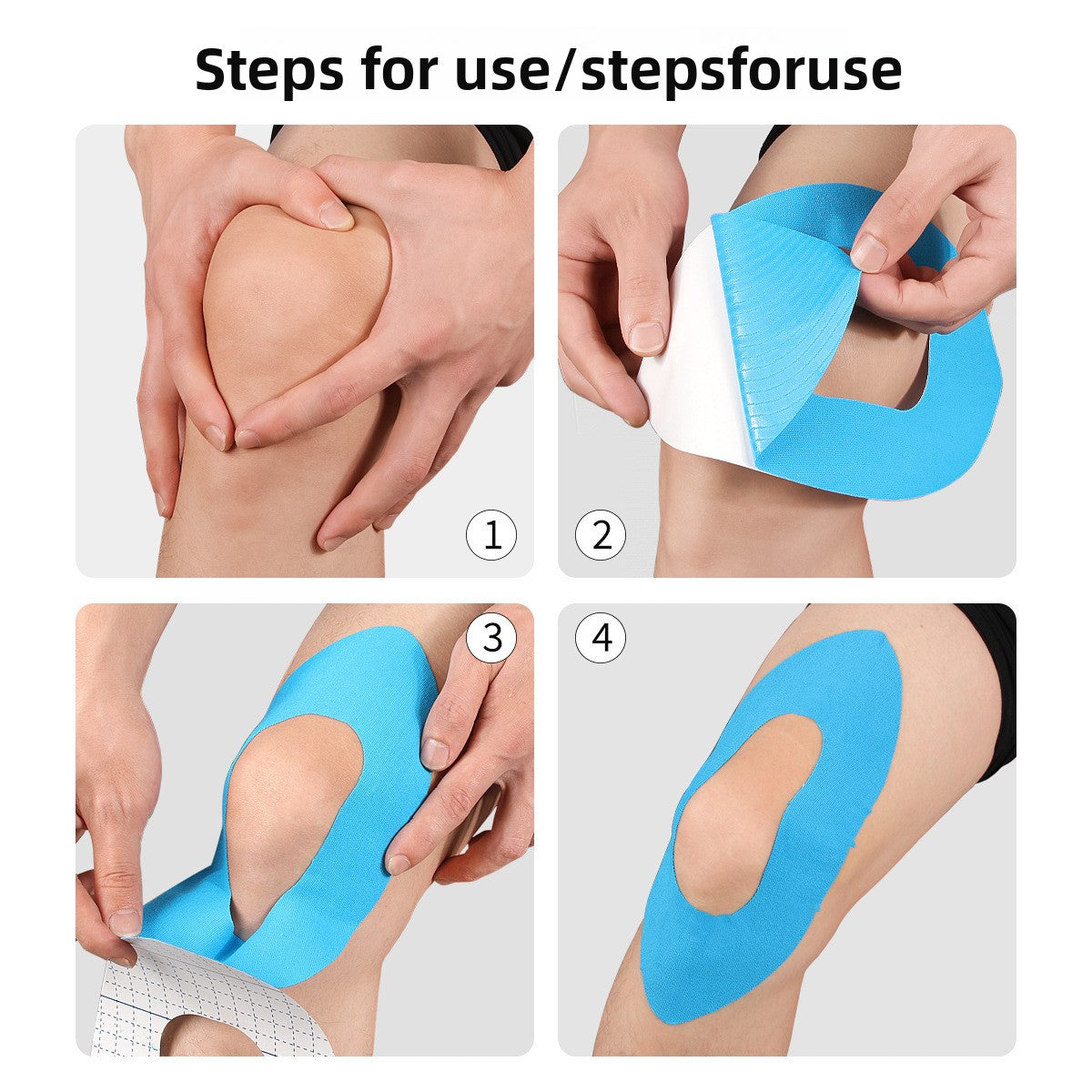 Pre-Cut Kinesiology Tape for Muscle Support