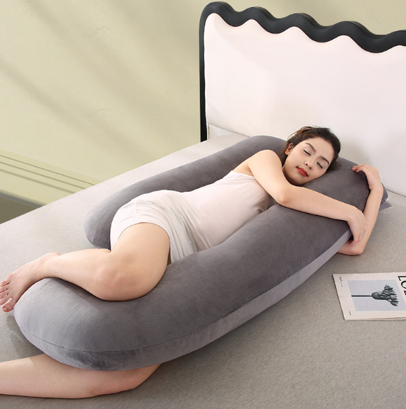 Pregnant woman's back support pillow