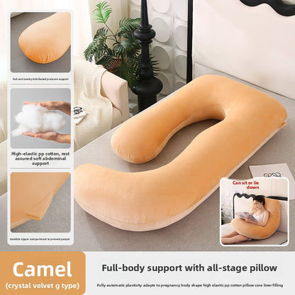 Pregnant woman's back support pillow