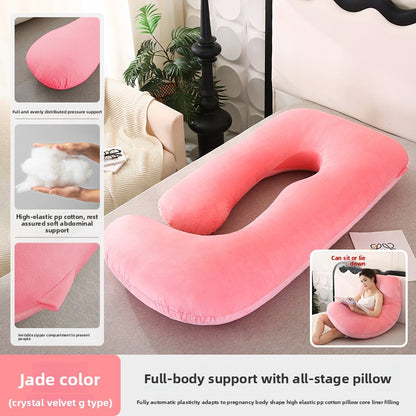 Pregnant woman's back support pillow