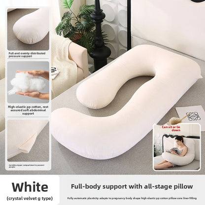 Pregnant woman's back support pillow