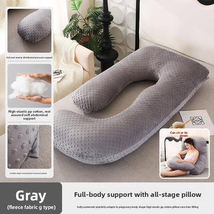 Pregnant woman's back support pillow