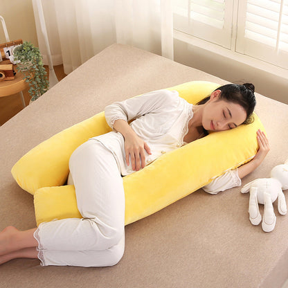 Pregnant woman's back support pillow