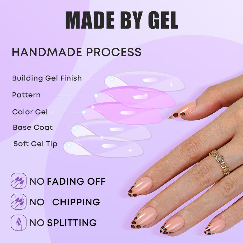 Premium French Manicure Press-On Nails