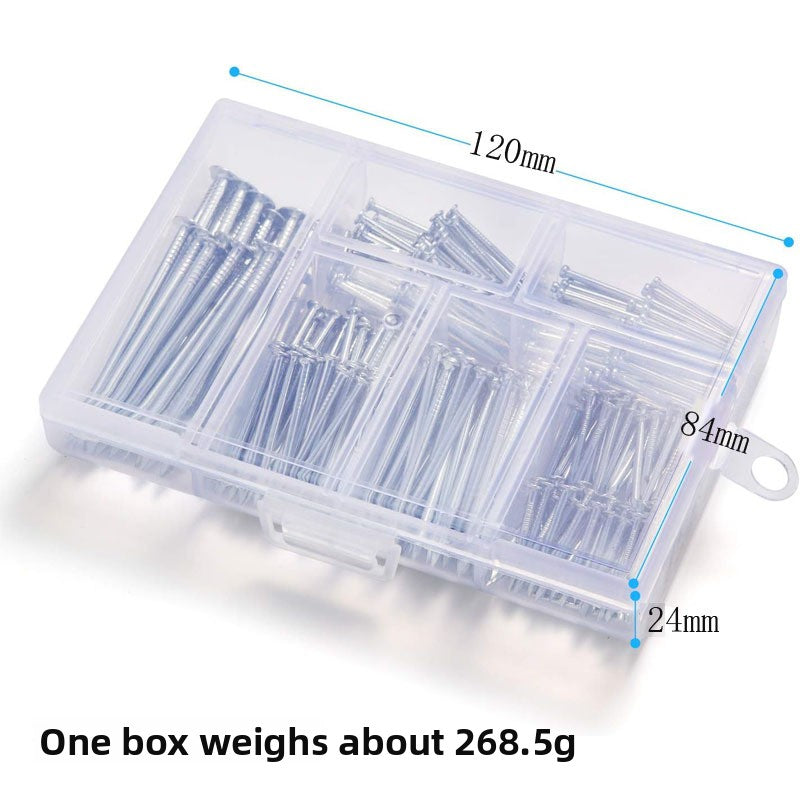 Premium Hardware Nail Combination Set with Storage Box
