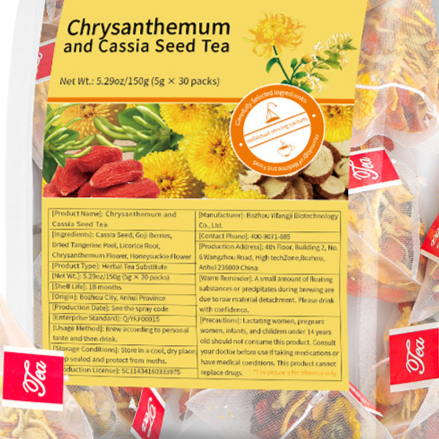 Premium Herbal Tea Blends with Ginseng and Chrysanthemum