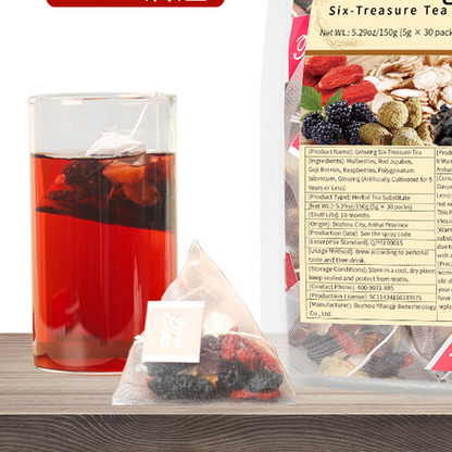 Premium Herbal Tea Blends with Ginseng and Chrysanthemum