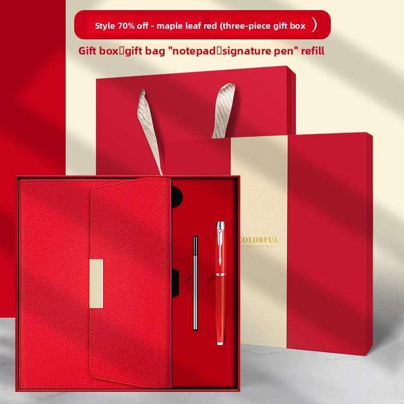 Premium Leather Notebook with Gift Box