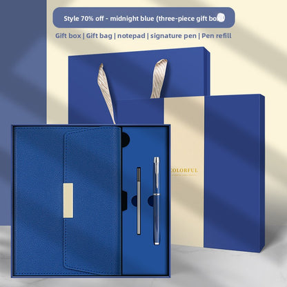 Premium Leather Notebook with Gift Box