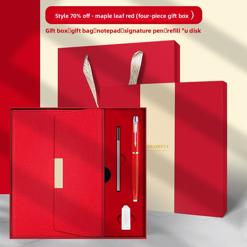 Premium Leather Notebook with Gift Box