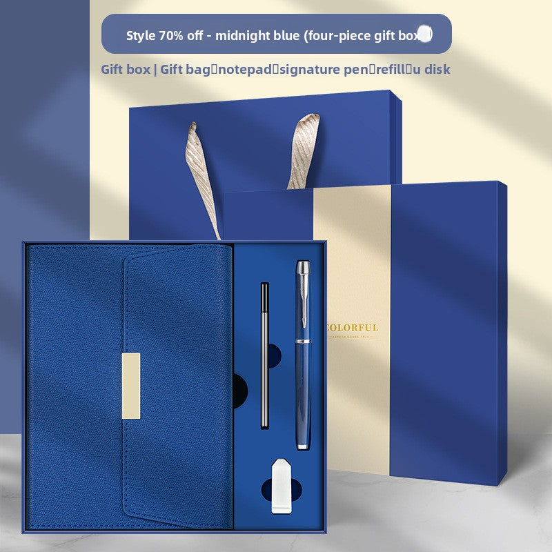 Premium Leather Notebook with Gift Box