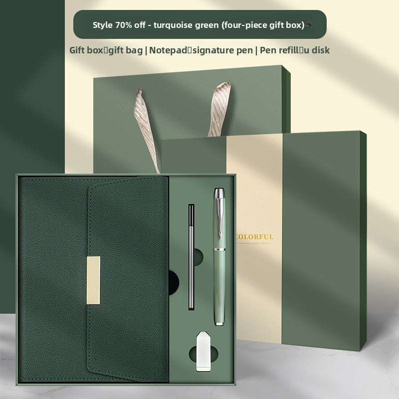Premium Leather Notebook with Gift Box