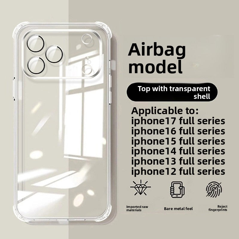 Premium-look full-coverage transparent phone case