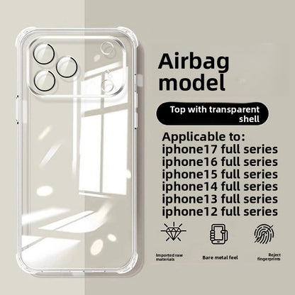 Premium-look full-coverage transparent phone case