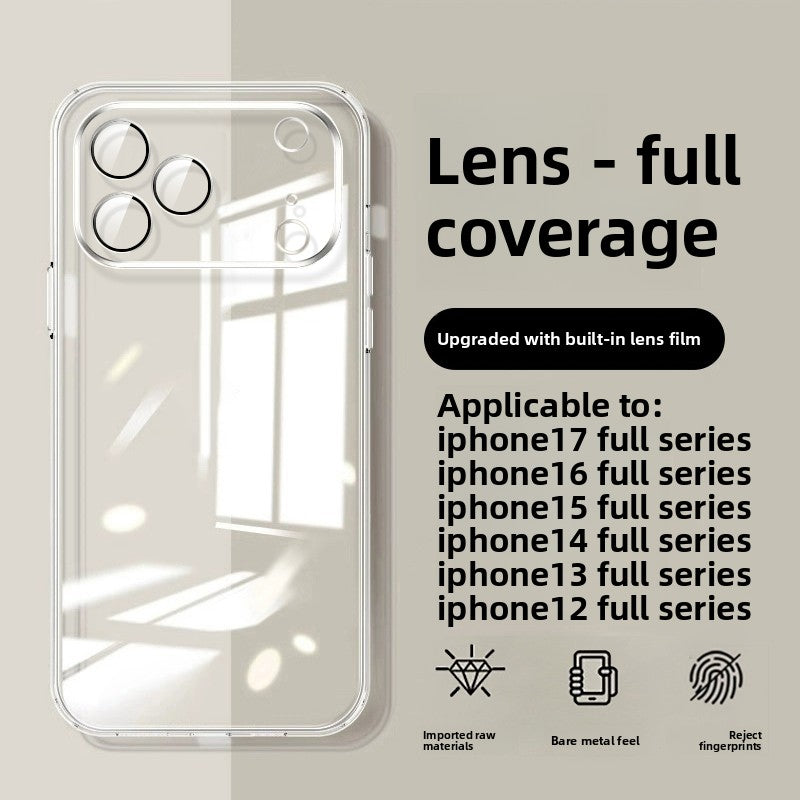 Premium-look full-coverage transparent phone case