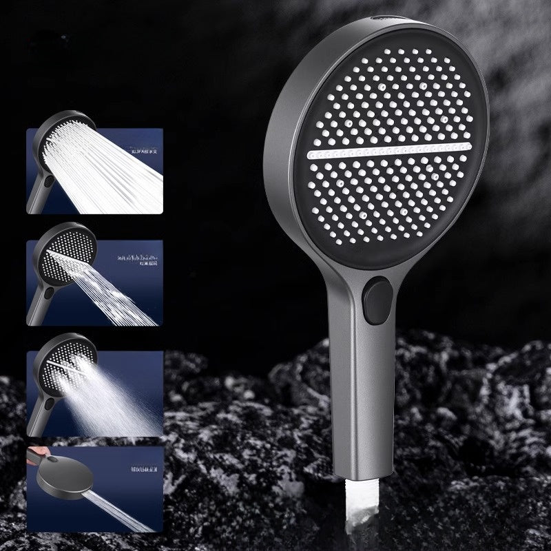 Premium Pressurized Shower Head with Hose and Bracket