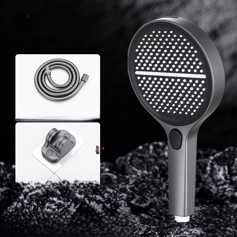 Premium Pressurized Shower Head with Hose and Bracket