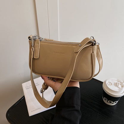 Premium PU Crossbody Bag for Women Urban Minimalist Shoulder Bag Small Square Bag