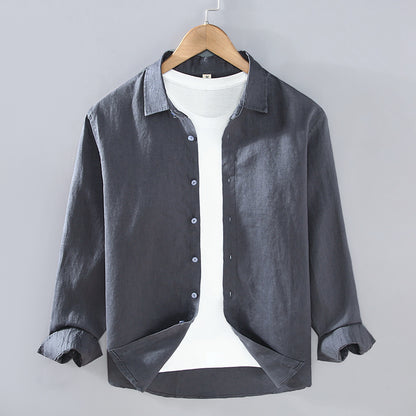Premium Pure Linen Mens Casual Shirt