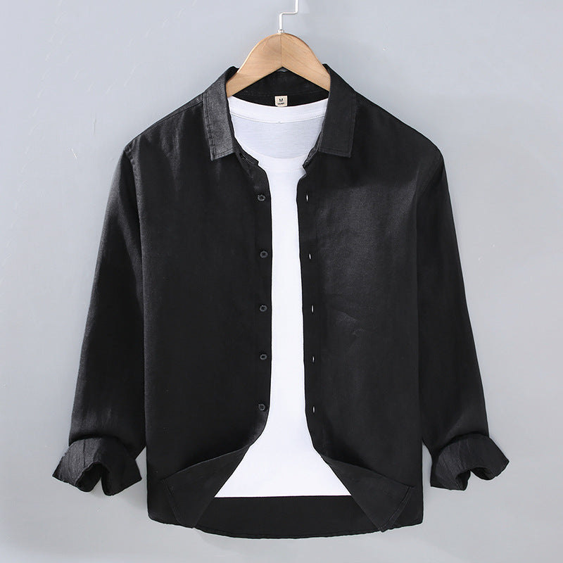 Premium Pure Linen Mens Casual Shirt