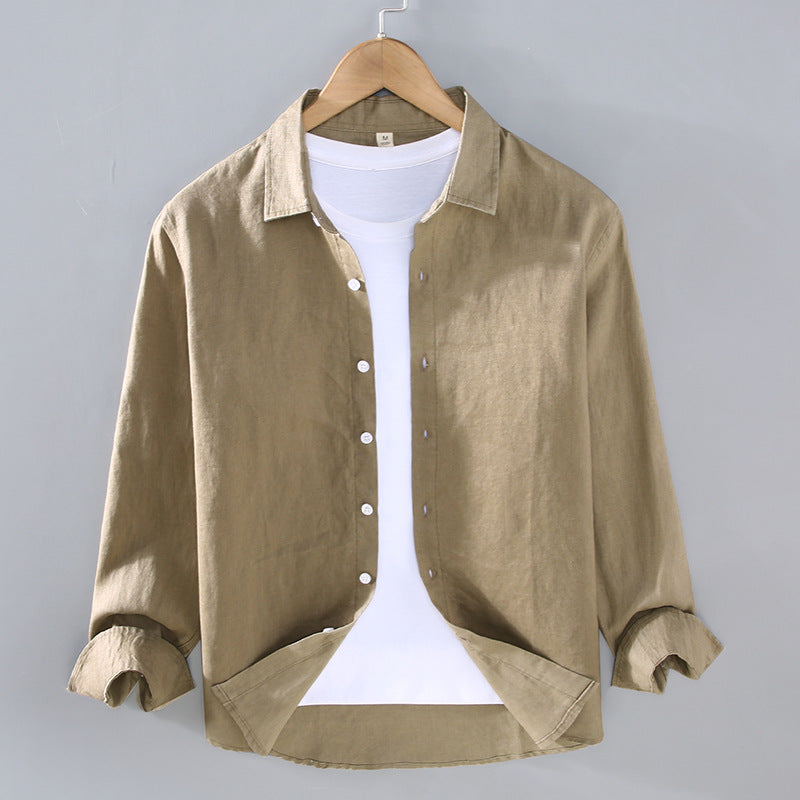Premium Pure Linen Mens Casual Shirt