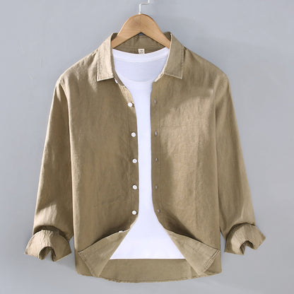 Premium Pure Linen Mens Casual Shirt