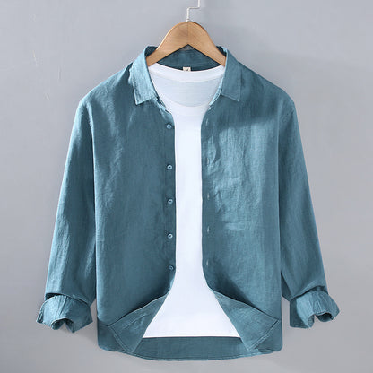 Premium Pure Linen Mens Casual Shirt