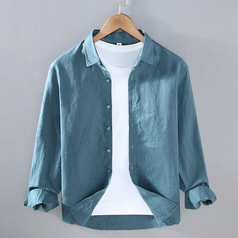 Premium Pure Linen Mens Casual Shirt