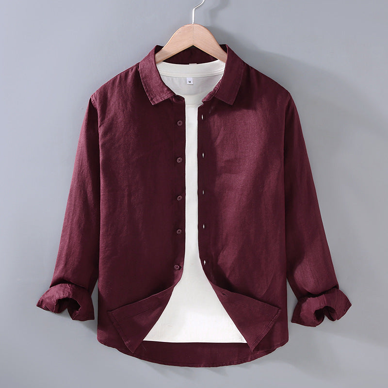 Premium Pure Linen Mens Casual Shirt